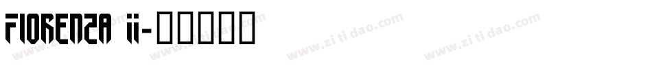 Fiorenza II字体转换